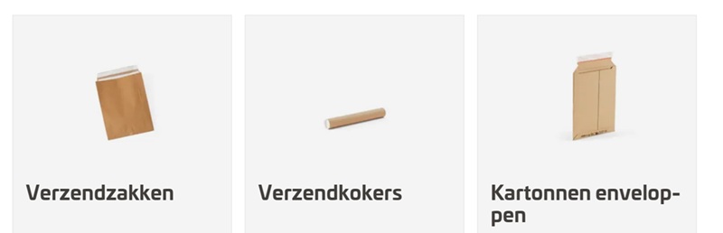 Topa packaging verzendverpakkingen